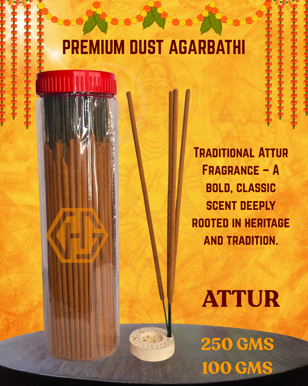Premium Dust " ATTUR" Agarbathi