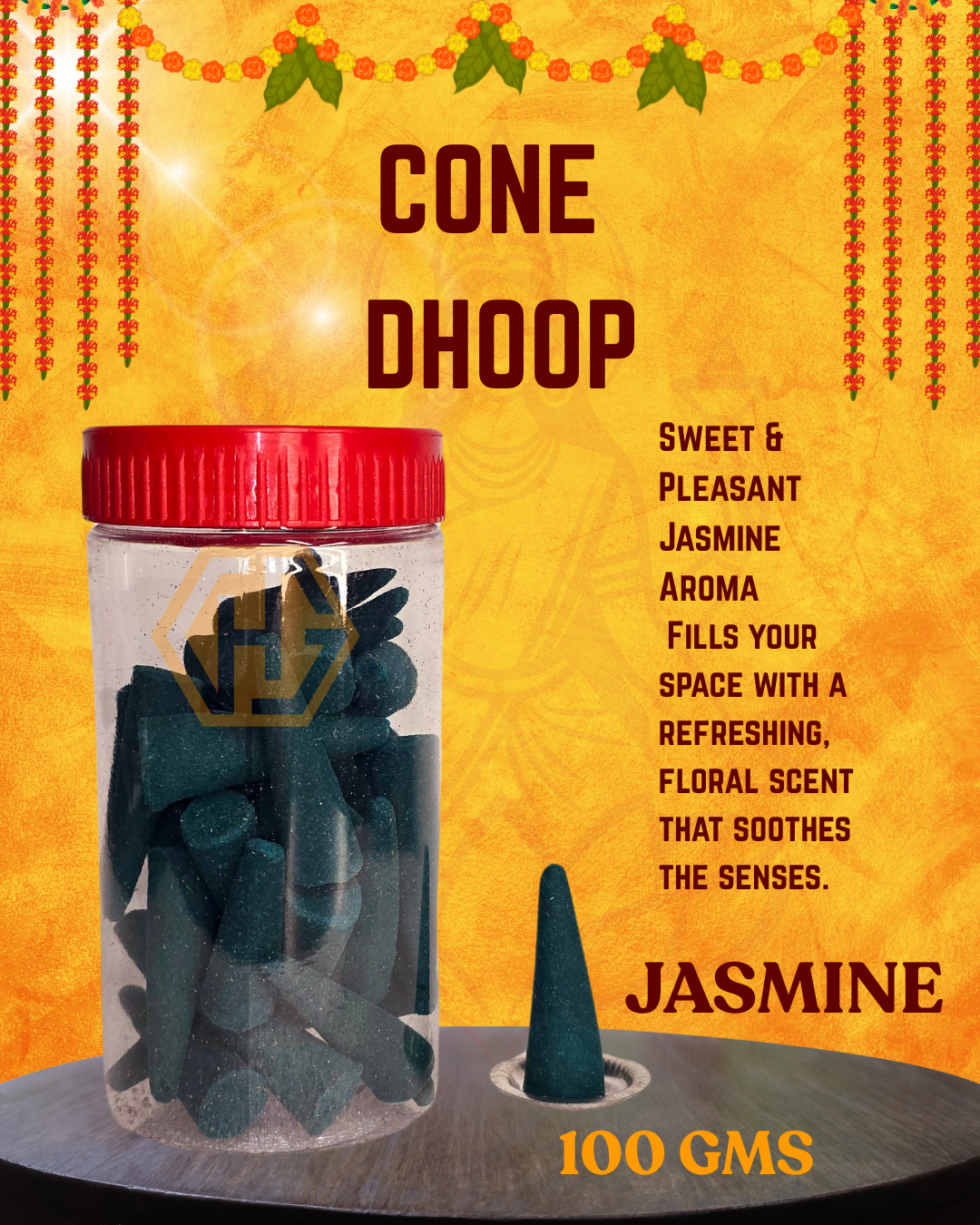 CONE DHOOP "JASMINE"