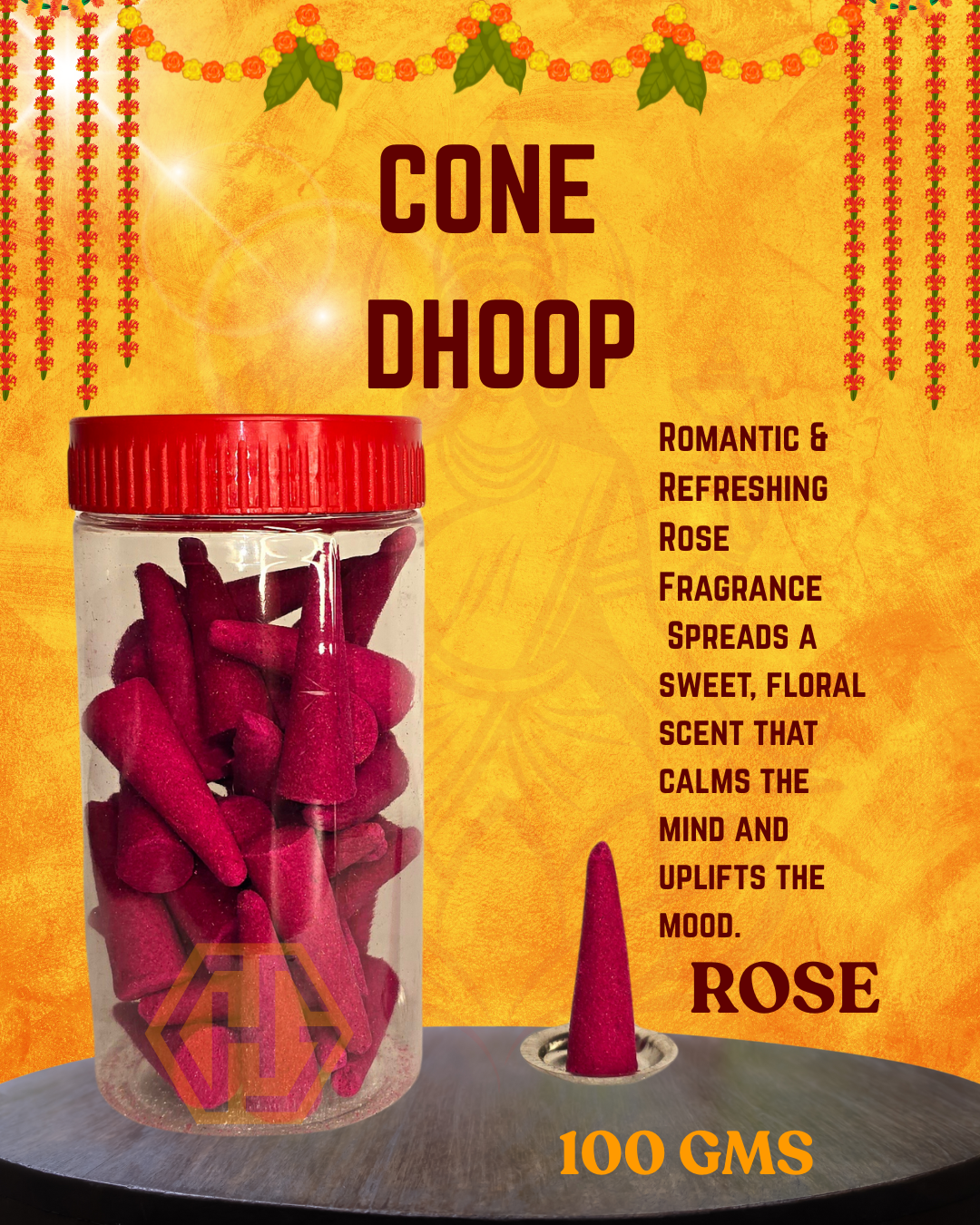 CONE DHOOP "ROSE"