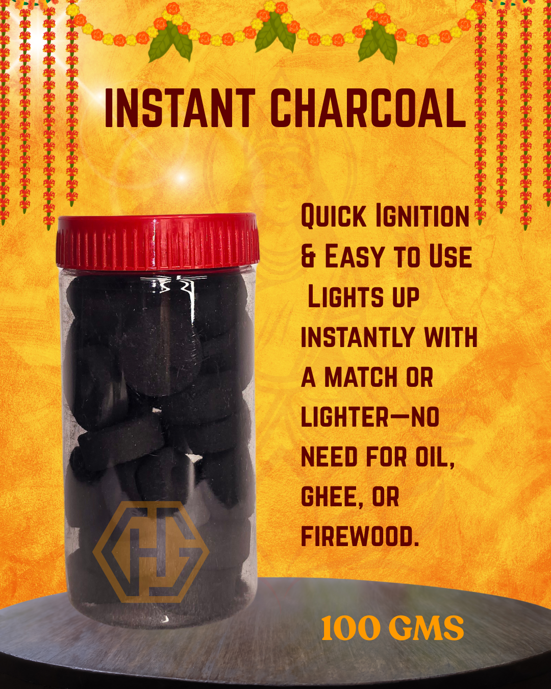 INSTANT LIGHT CHARCOAL