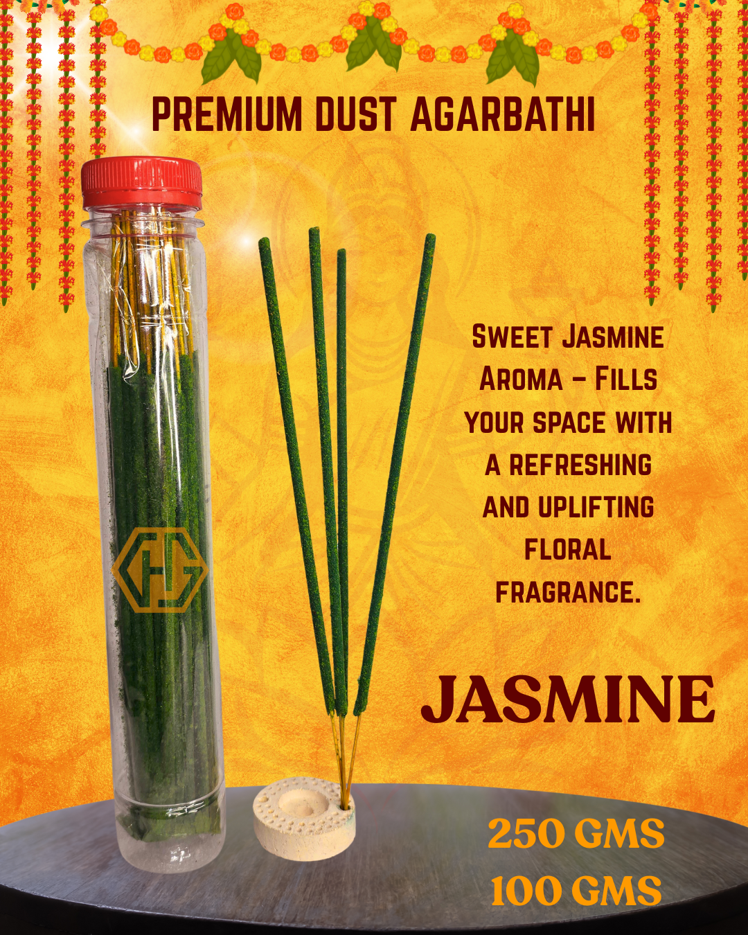Premium Dust "JASMINE" Agarbathi - Image 3