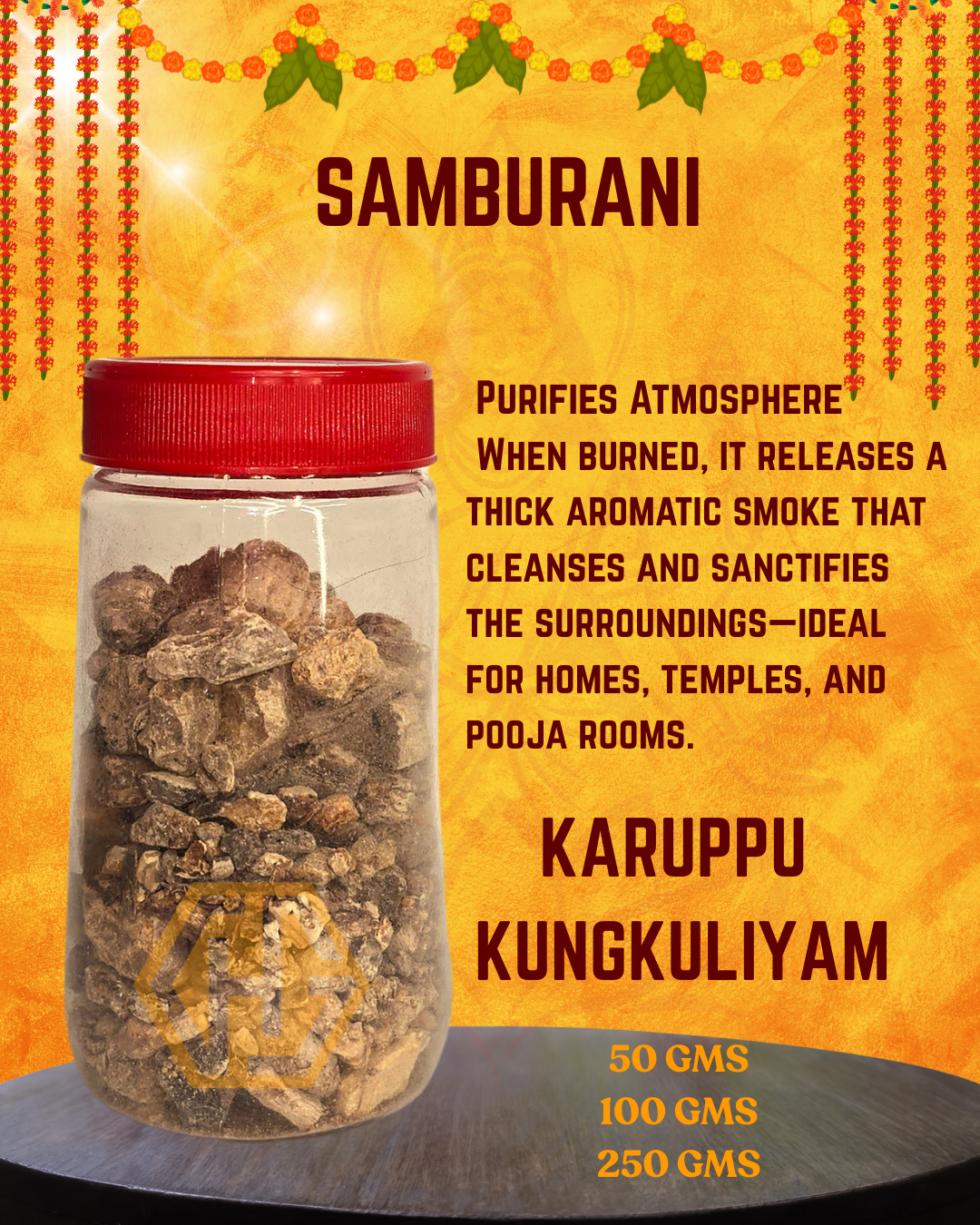 "BLACK KUNGALIYAM SAMBURANI"
