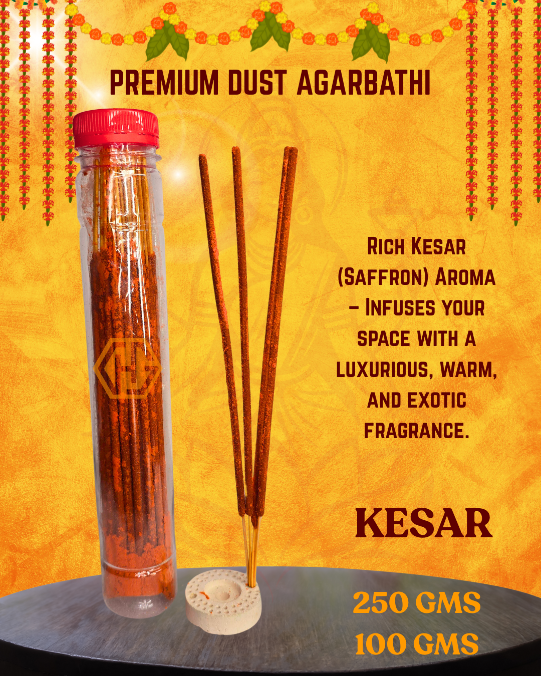 Premium Dust "KESAR" Agarbathi