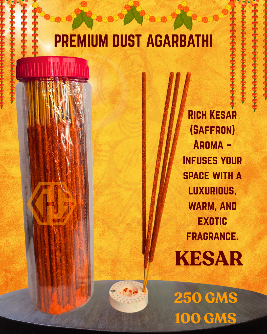 Premium Dust "KESAR" Agarbathi - Image 2