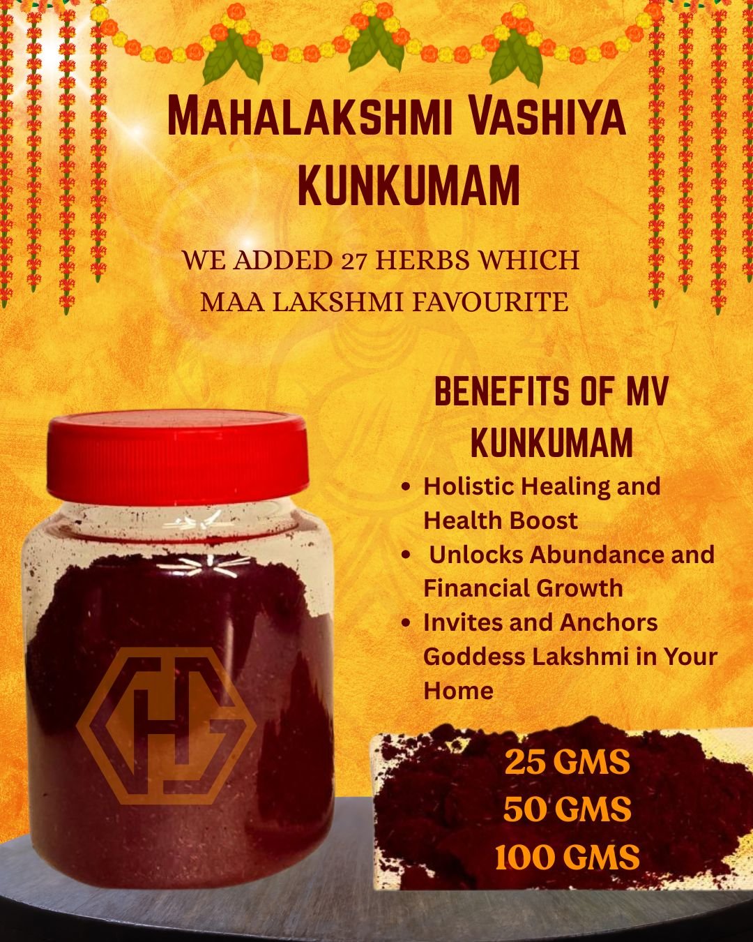 MAHALAKSHMI VASHIYA KUNGUMAM