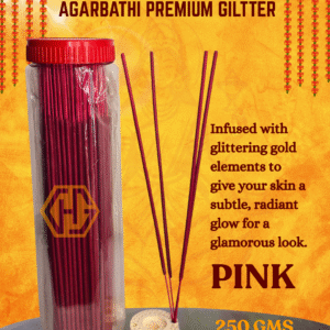 Premium GILITTER "PINK"  Agarbathi