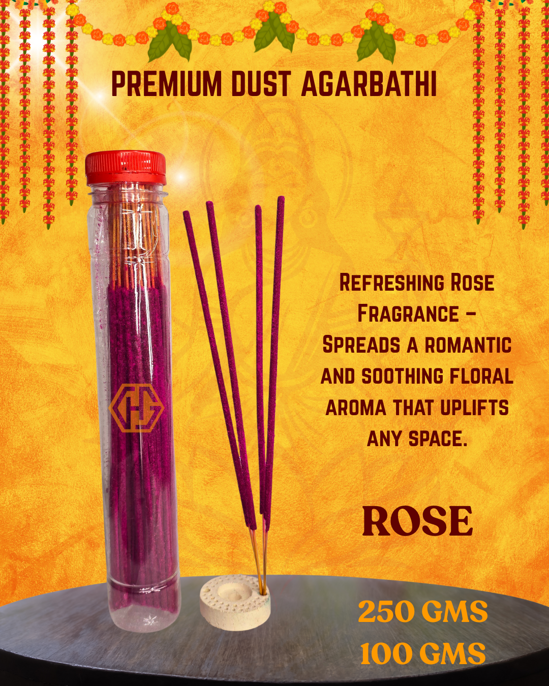 Premium Dust "ROSE" Agarbathi - Image 2