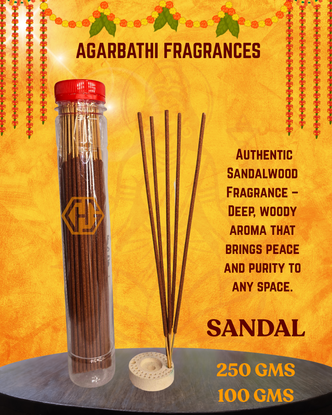 FRANGRANCE "SANDAL" Agarbathi - Image 3